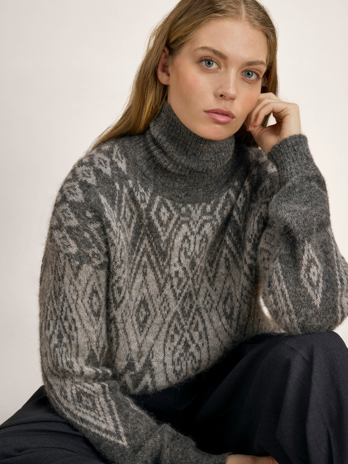 Dale Of Norway FALUN ALPA Alpaka-Pullover Damen – E00 Bild 1