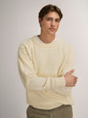 Dale Of Norway LUSA Wollpullover Herren Offwhite – Studio Vorderansicht