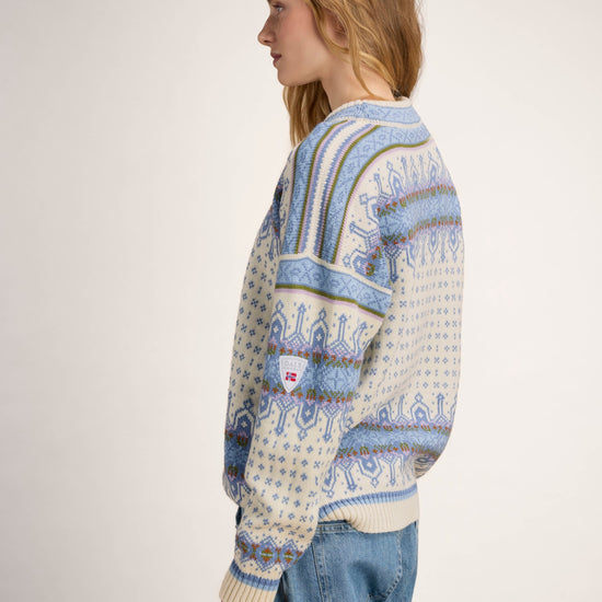 Dale Of Norway ALBERTVILLE Damen – Offwhite - Blue Shadow – Studio 4