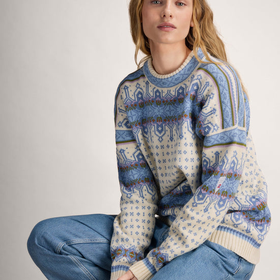 Dale Of Norway ALBERTVILLE Damen – Offwhite - Blue Shadow – Studio 2