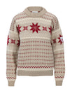 Dale Of Norway EGERSUND Damen – Sand Melange - Offwhite - Red Rose – Packshot 7