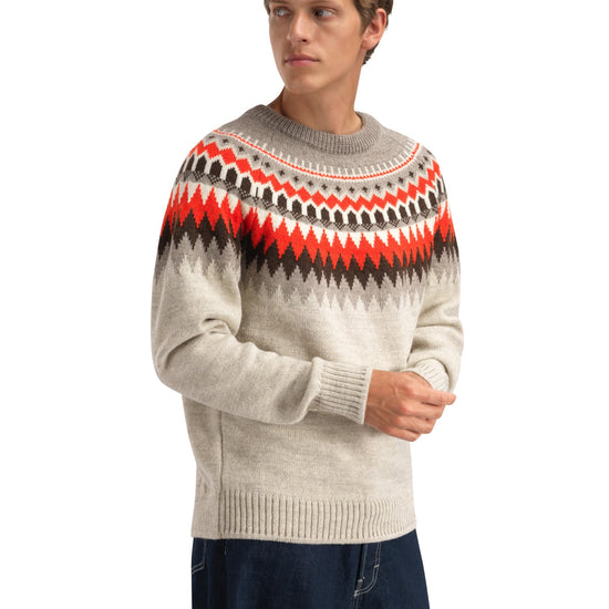 Dale Of Norway LOSNA Wollpullover Herren – Birch - Vanilla