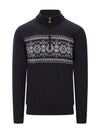 Dale Of Norway LIASET Merino-Pullover Herren – Black - Offwhite