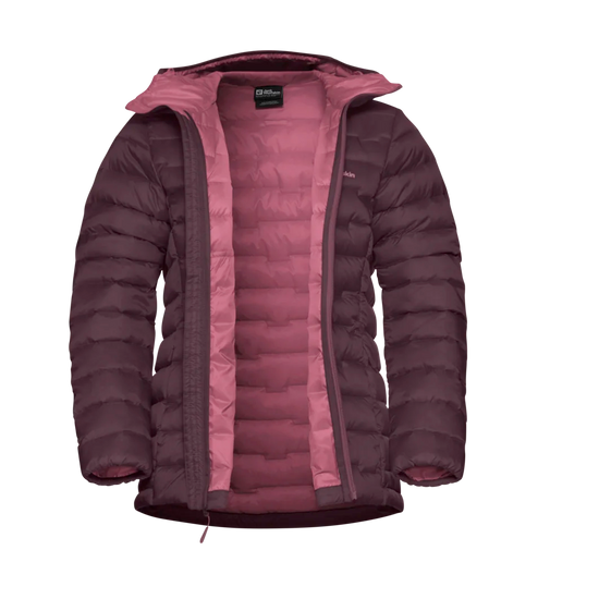 Jack Wolfskin W PASSAMANI DOWN HOODY W RDS amaranth 2XL - PeakStyle