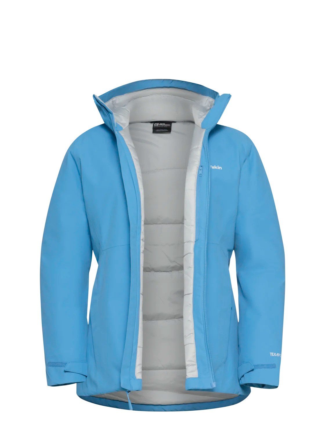 Jack Wolfskin WISPER INS JACKET W Sky Blue 2XL - PeakStyle