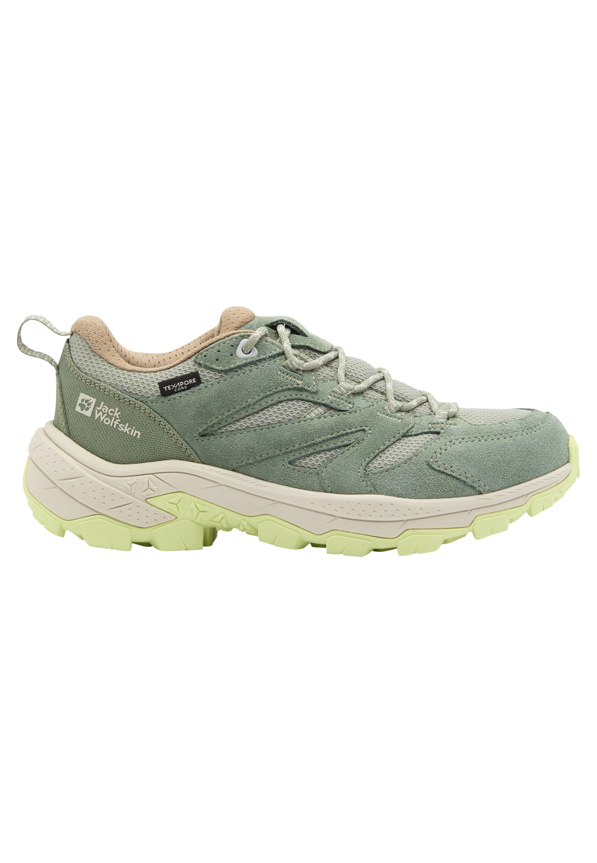 Jack Wolfskin VOJO TOUR TEXAPORE LOW Damen Eucalyptus – Packshot