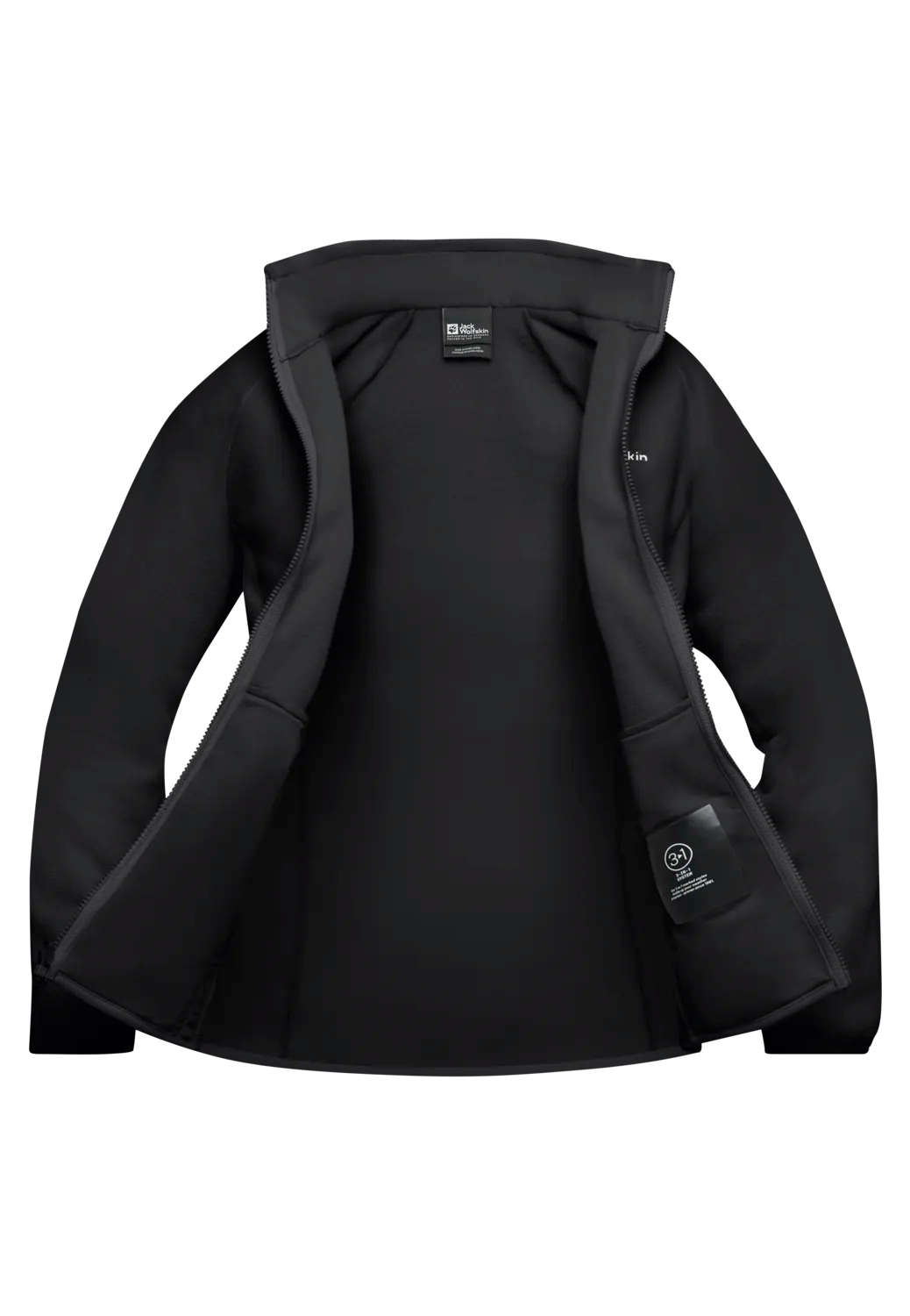 Jack Wolfskin W MOONRISE FZ W black 3XL - PeakStyle