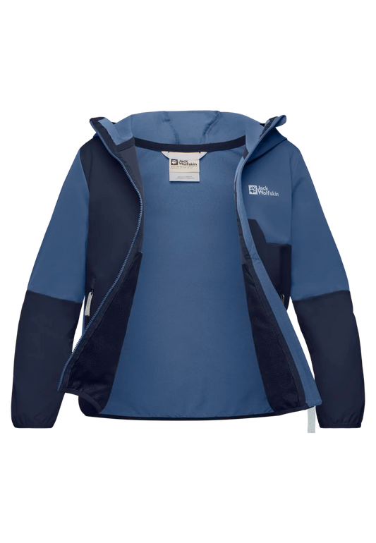 Jack Wolfskin TURBULENCE HOODED JACKET K night blue 176 - PeakStyle