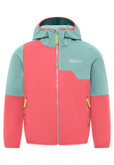 Jack Wolfskin TURBULENCE HOODED JACKET K sunset coral 176 - PeakStyle