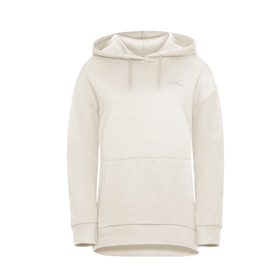 Jack Wolfskin W ESSENTIAL HOODIE W cotton white 2XL - PeakStyle