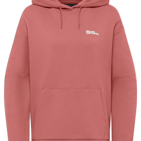 Jack Wolfskin W ESSENTIAL HOODIE W mineral red 2XL - PeakStyle