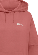 Jack Wolfskin W ESSENTIAL HOODIE W mineral red 2XL - PeakStyle
