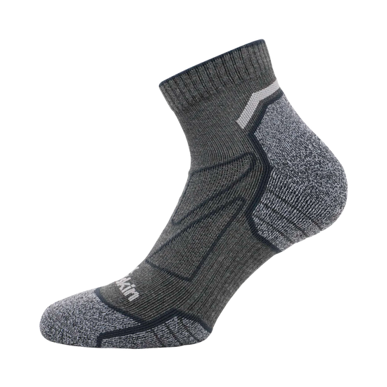Jack Wolfskin VOJO LIGHT SOCK LOW C dark grey 47-49 - PeakStyle