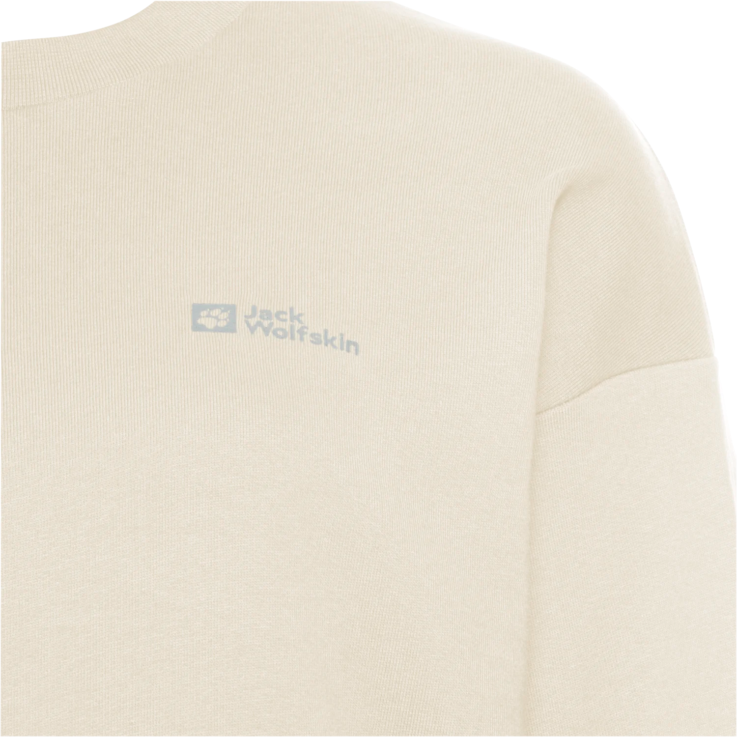Jack Wolfskin W ESSENTIAL CREWNECK W cotton white 2XL - PeakStyle