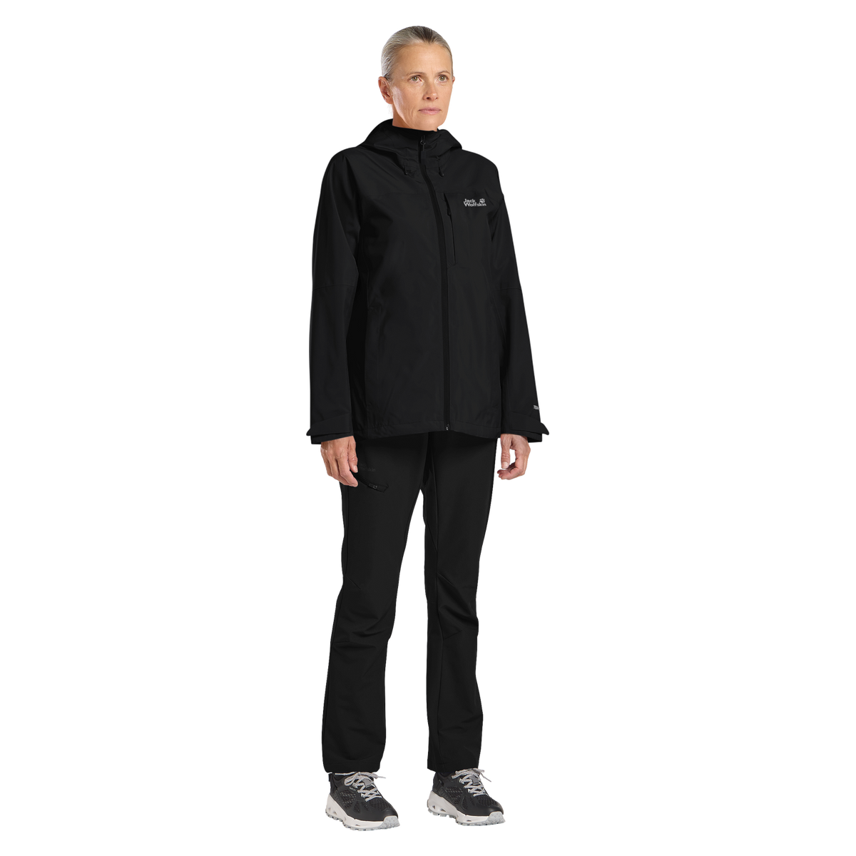 Jack Wolfskin TEMPEST 2L Jacke Damen – Black – 3-ma110