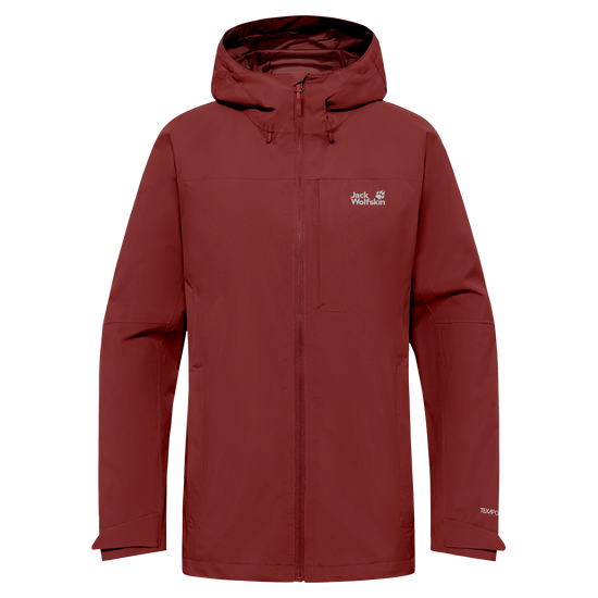 Jack Wolfskin TEMPEST 2L Jacke Damen – Merlot – 9-a100