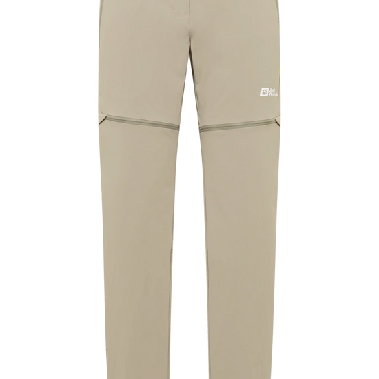 Jack Wolfskin W HIKEOUT ZIP AWAY PANTS W stone 46 L - PeakStyle