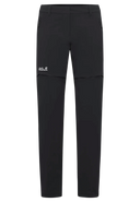 Jack Wolfskin W HIKEOUT ZIP AWAY PANTS W black 46 L - PeakStyle