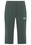 Jack Wolfskin W HIKEOUT 3/4 PANTS W slate green 46 R - PeakStyle