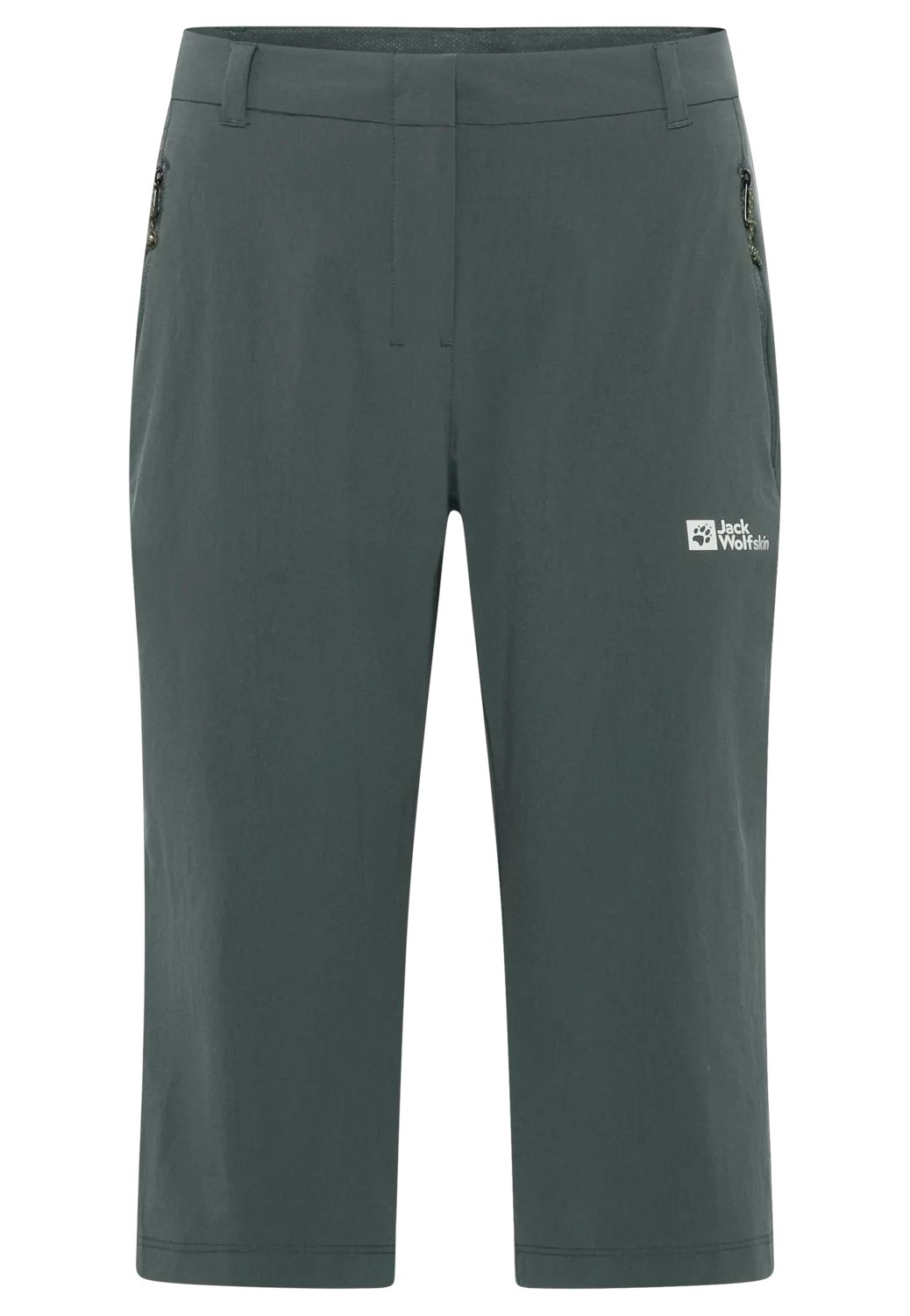 Jack Wolfskin W HIKEOUT 3/4 PANTS W slate green 46 R - PeakStyle