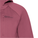 Jack Wolfskin W KOLBENBERG HOODED FZ W raisin 2XL - PeakStyle