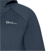 Jack Wolfskin W KOLBENBERG HOODED FZ W midnight sky 2XL - PeakStyle