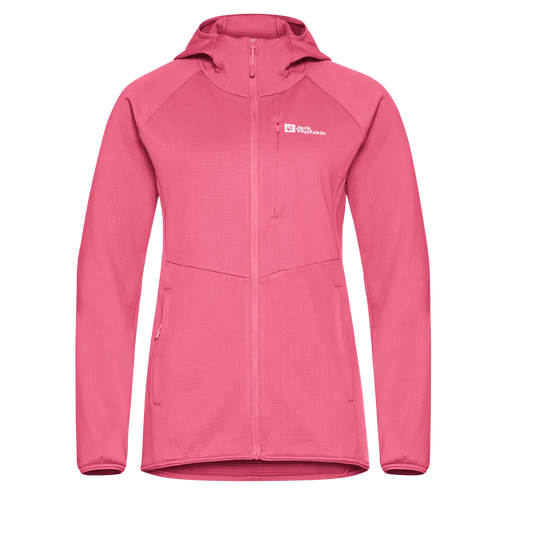 Jack Wolfskin W KOLBENBERG HOODED FZ W bubblegum 2XL - PeakStyle