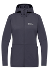 Jack Wolfskin W FELDBERG HOODY W Graphite 2XL - PeakStyle