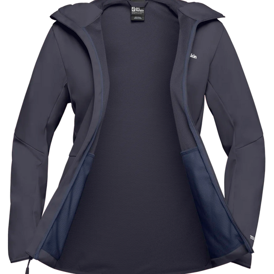 Jack Wolfskin W FELDBERG HOODY W Graphite 2XL - PeakStyle