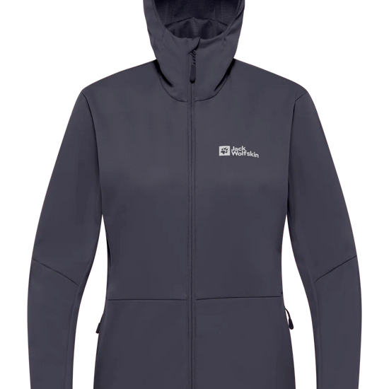 Jack Wolfskin W FELDBERG HOODY W Graphite 2XL - PeakStyle