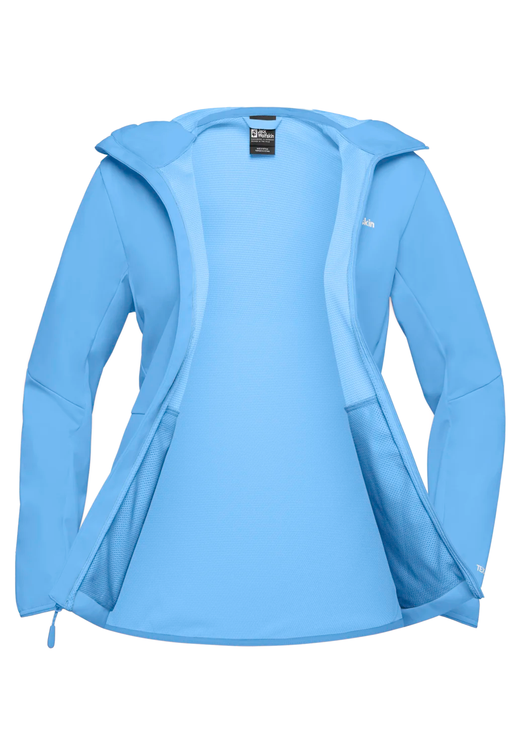Jack Wolfskin W FELDBERG HOODY W mid blue 2XL - PeakStyle