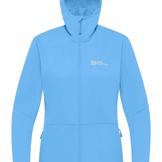 Jack Wolfskin W FELDBERG HOODY W mid blue 2XL - PeakStyle