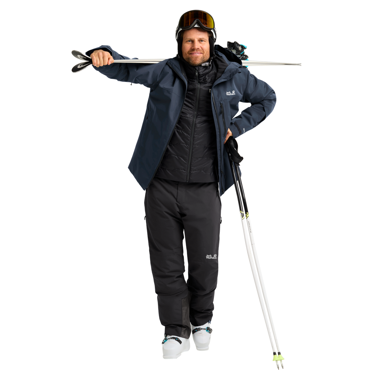 Jack Wolfskin FLOWLINE 2L INS PANTS M Black – Studio 3