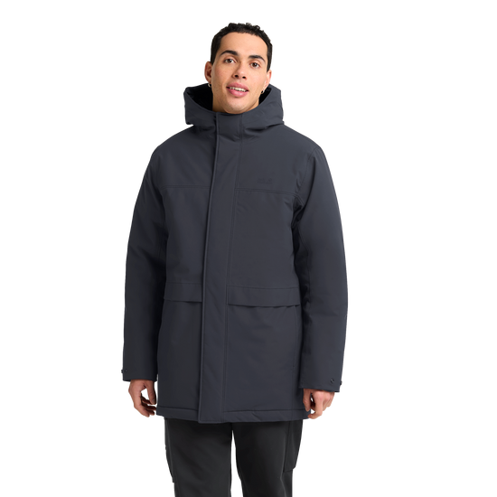Jack Wolfskin COLD CAMP COAT Herren in Dark Navy – Studioansicht