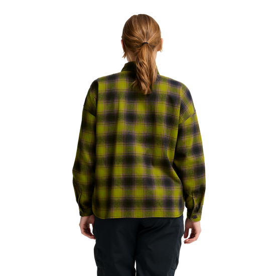 Jack Wolfskin BAJA FLANNEL SHIRT W Check Dark Navy / Sheer Plum 1-ma120
