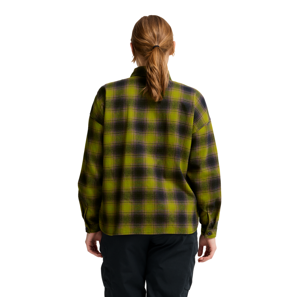 Jack Wolfskin BAJA FLANNEL SHIRT W Check Dark Navy / Sheer Plum 1-ma120