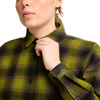 Jack Wolfskin BAJA FLANNEL SHIRT W Check Dark Navy / Sheer Plum 4-ma125