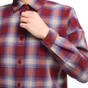Jack Wolfskin BAJA FLANNEL SHIRT W Check Merlot 4-ma125