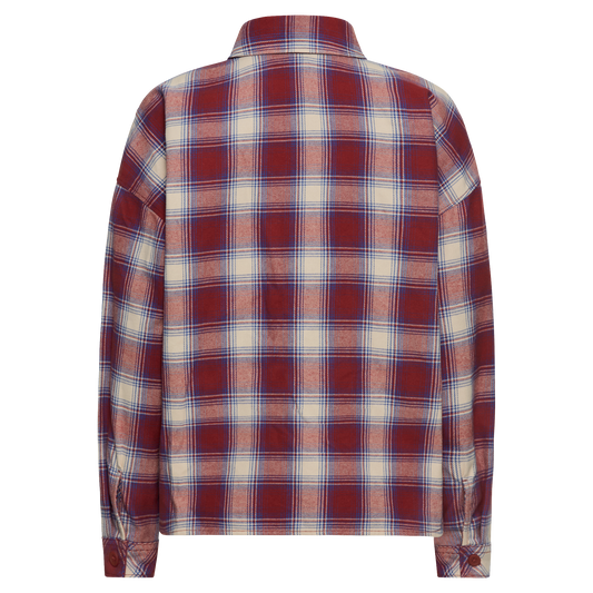 Jack Wolfskin BAJA FLANNEL SHIRT W Check Merlot 9-a120