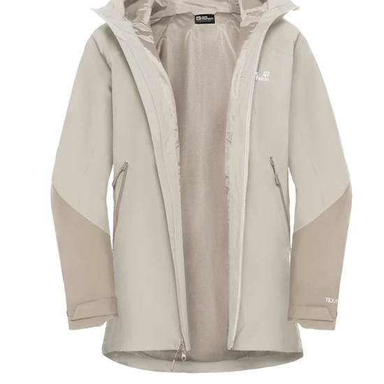 Jack Wolfskin UNBOUND ADVENTURE 2L JACKET W pale sand 2XL - PeakStyle