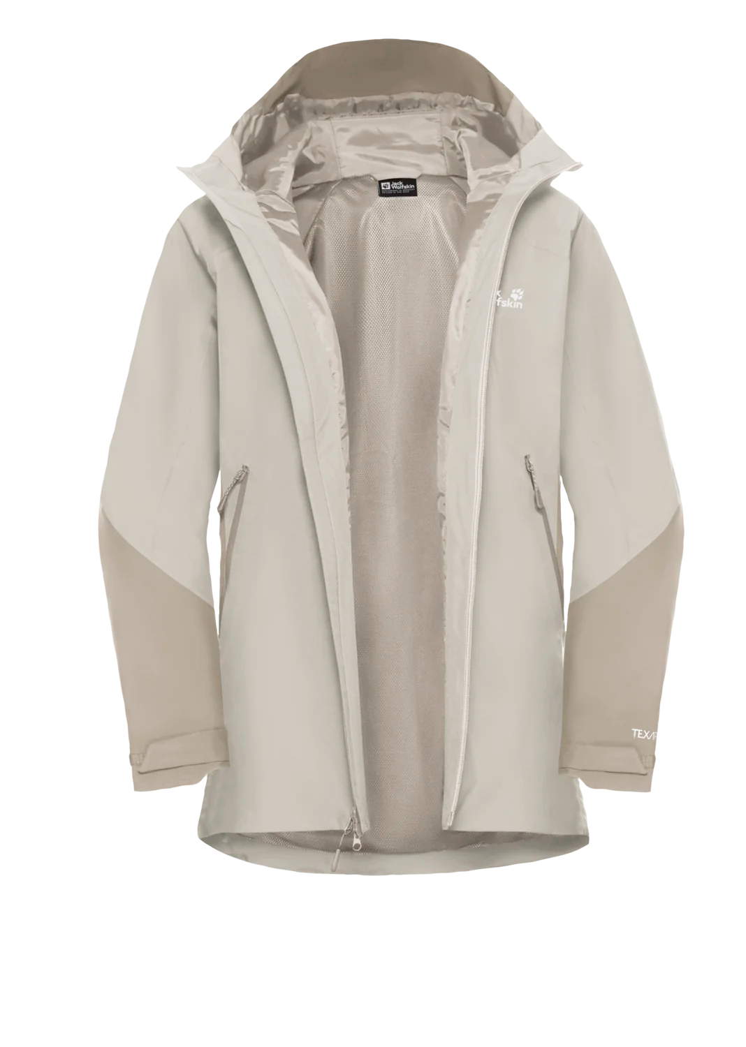 Jack Wolfskin UNBOUND ADVENTURE 2L JACKET W pale sand 2XL - PeakStyle