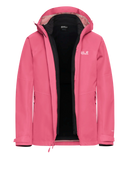 Jack Wolfskin WILD PLACES 3IN1 JACKET W bubblegum 2XL - PeakStyle