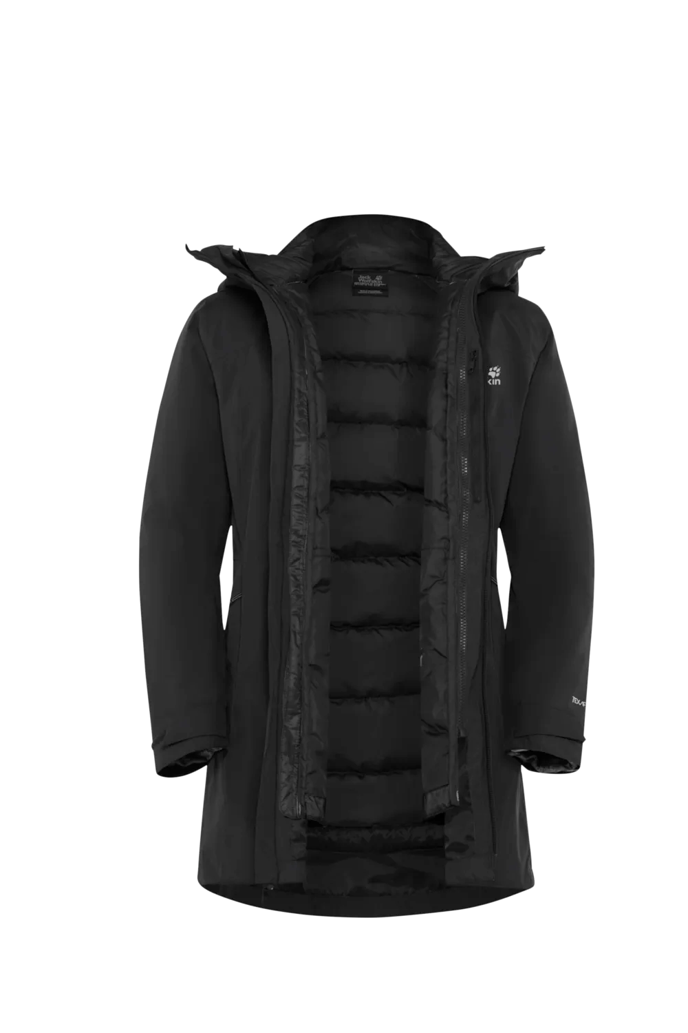 Jack Wolfskin W ICECAPE 3IN1 DOWN JACKET W RDS black 2XL - PeakStyle