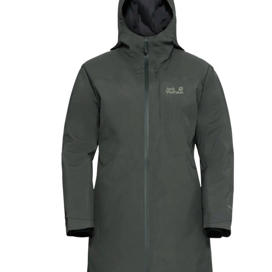 Jack Wolfskin W ICECAPE 2L DOWN INS JACKET W RDS slate green 2XL - PeakStyle