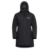 Jack Wolfskin ICECAPE 2L DOWN INS Damen-Daunenjacke Black – Packshot Vorderansicht