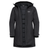 Jack Wolfskin ICECAPE 2L DOWN INS Damen-Daunenjacke Black – Packshot Rückansicht