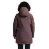 Jack Wolfskin ICECAPE 2L DOWN INS Damen-Daunenjacke Sheer Plum – Studioansicht hinten