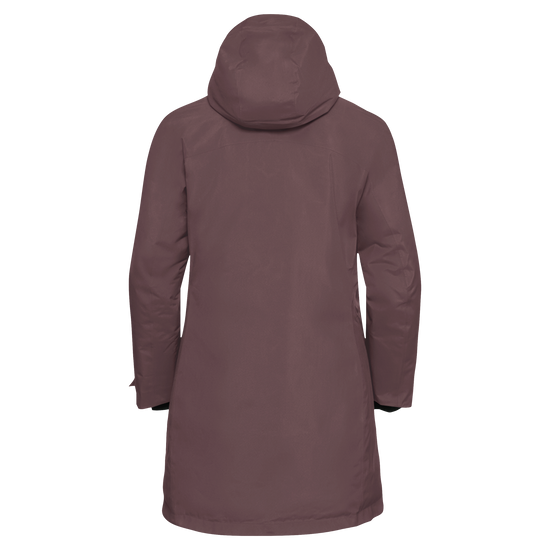 Jack Wolfskin ICECAPE 2L DOWN INS Damen-Daunenjacke Sheer Plum – Packshot Seitenansicht