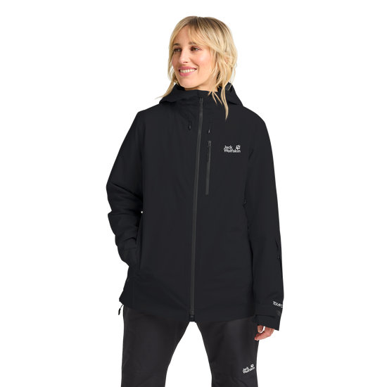 Jack Wolfskin FLOWLINE 3IN1 JKT W – Black