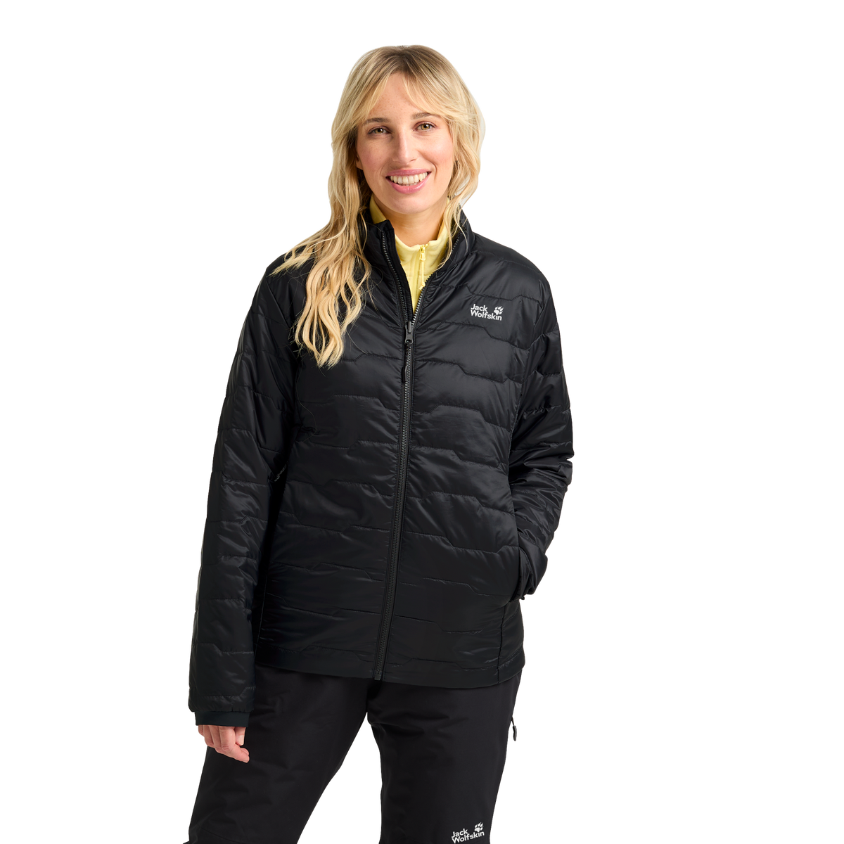 Jack Wolfskin FLOWLINE 3IN1 JKT W – Black